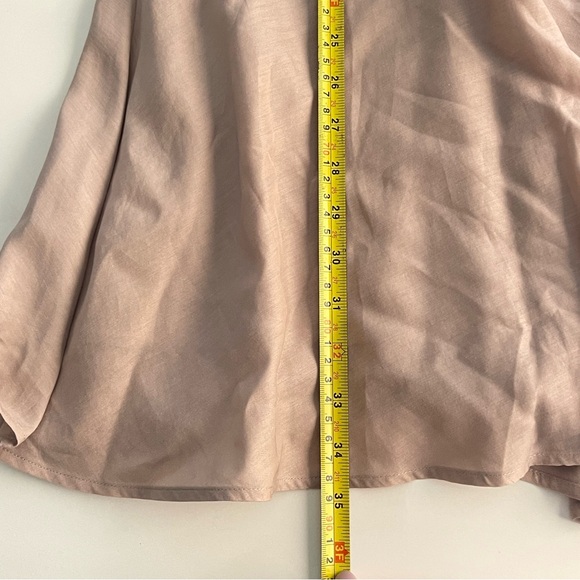 BCBGMaxazria Tamera Cupro Cotton Dress Shirt attached - Picture 12 of 13